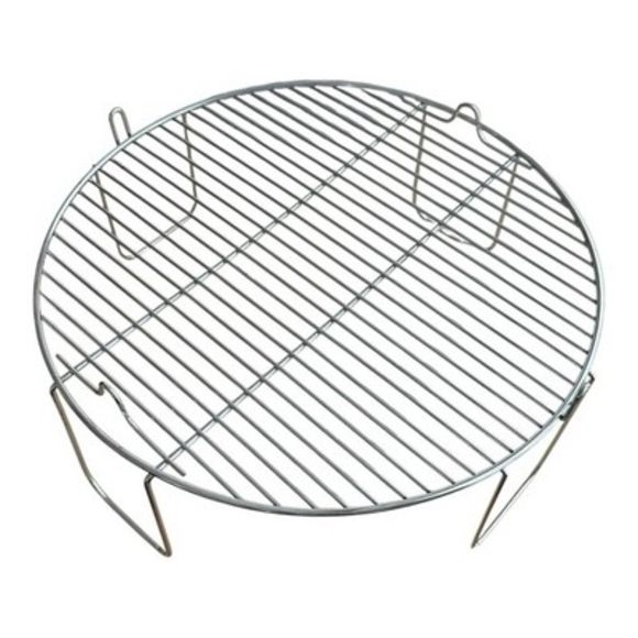 Unbranded Other - Stainless Steel Round Grill Rack Reversible Grate Cooking Baking 12" Diameter